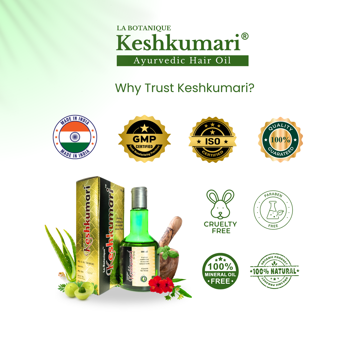KESHKUMARI hair fall control oil- 100ml
