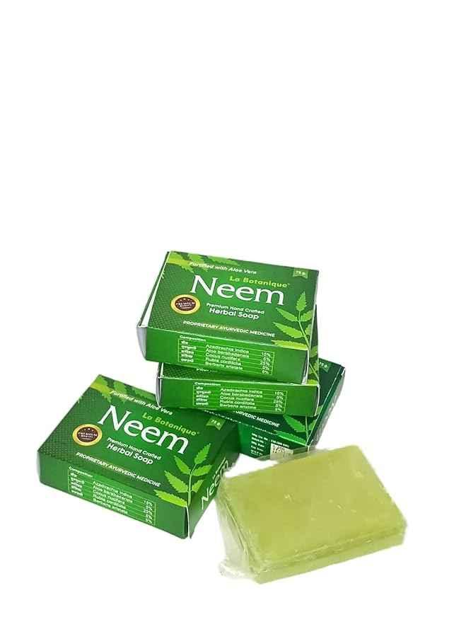 Neem Soap - Pack of 4 bars - La Botanique