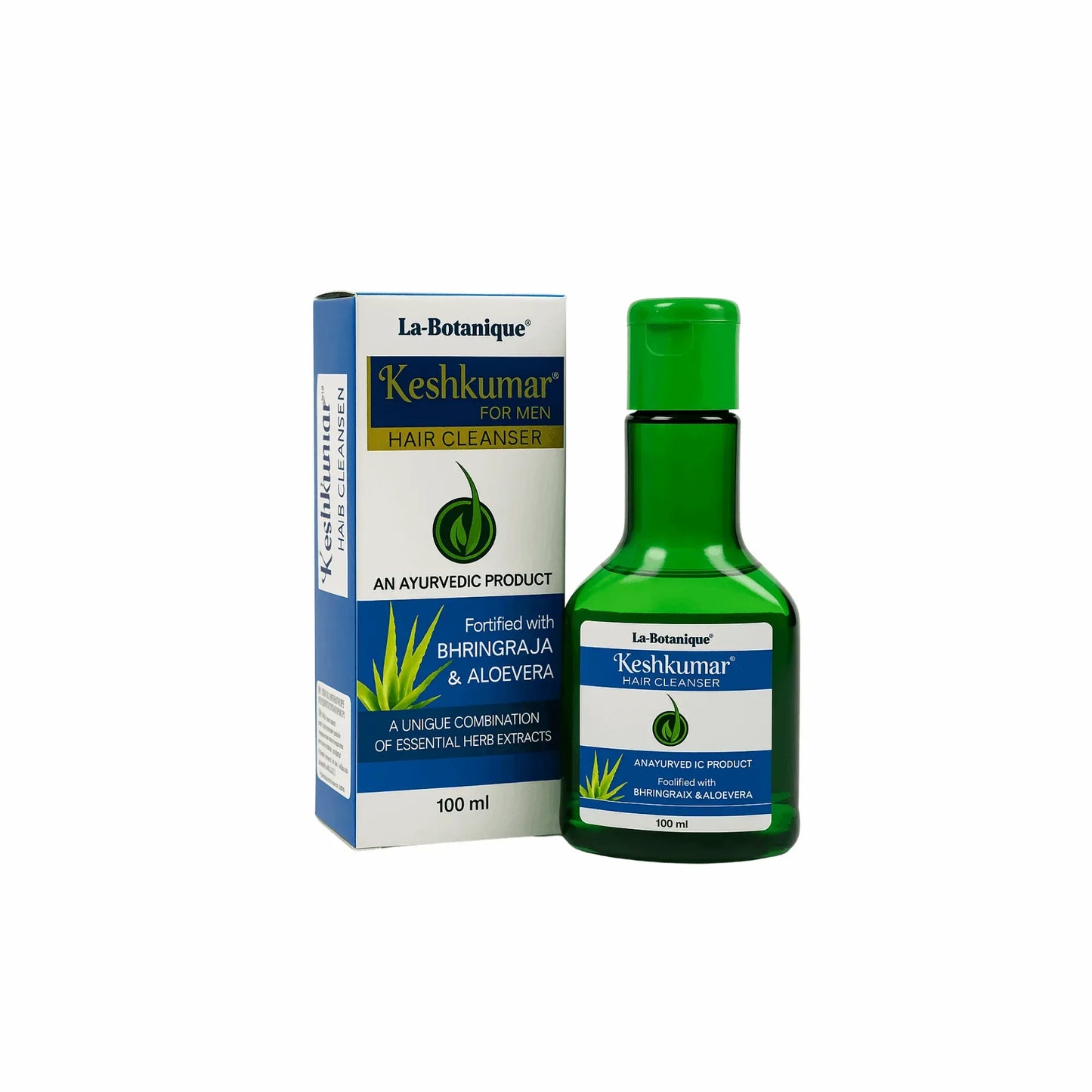 Keshkumar Hair Cleanser for Men – Ayurvedic Scalp & Hair Strengthening Shampoo - La Botanique