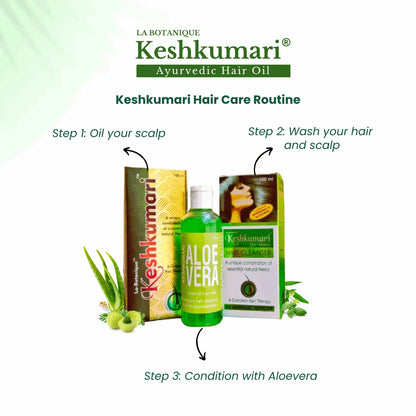KESHKUMARI hair fall control oil- 100ml - La Botanique 