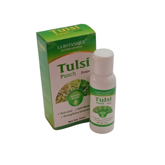 Tulsi Punch Drops – 5 Tulsi Immunity Booster | Ayurvedic Herbal Extract (51ml)