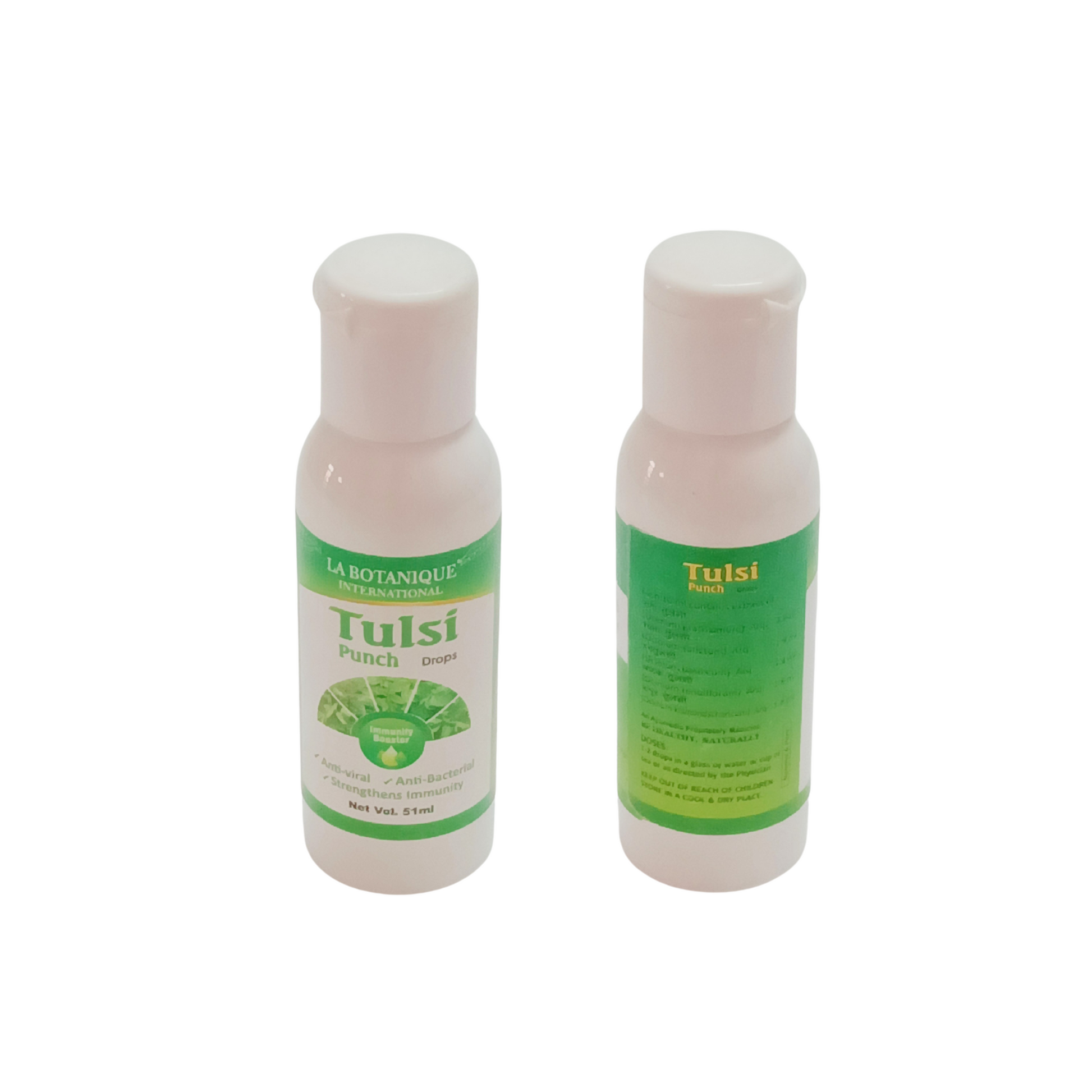 Tulsi Punch Drops – 5 Tulsi Immunity Booster | Ayurvedic Herbal Extract (51ml)
