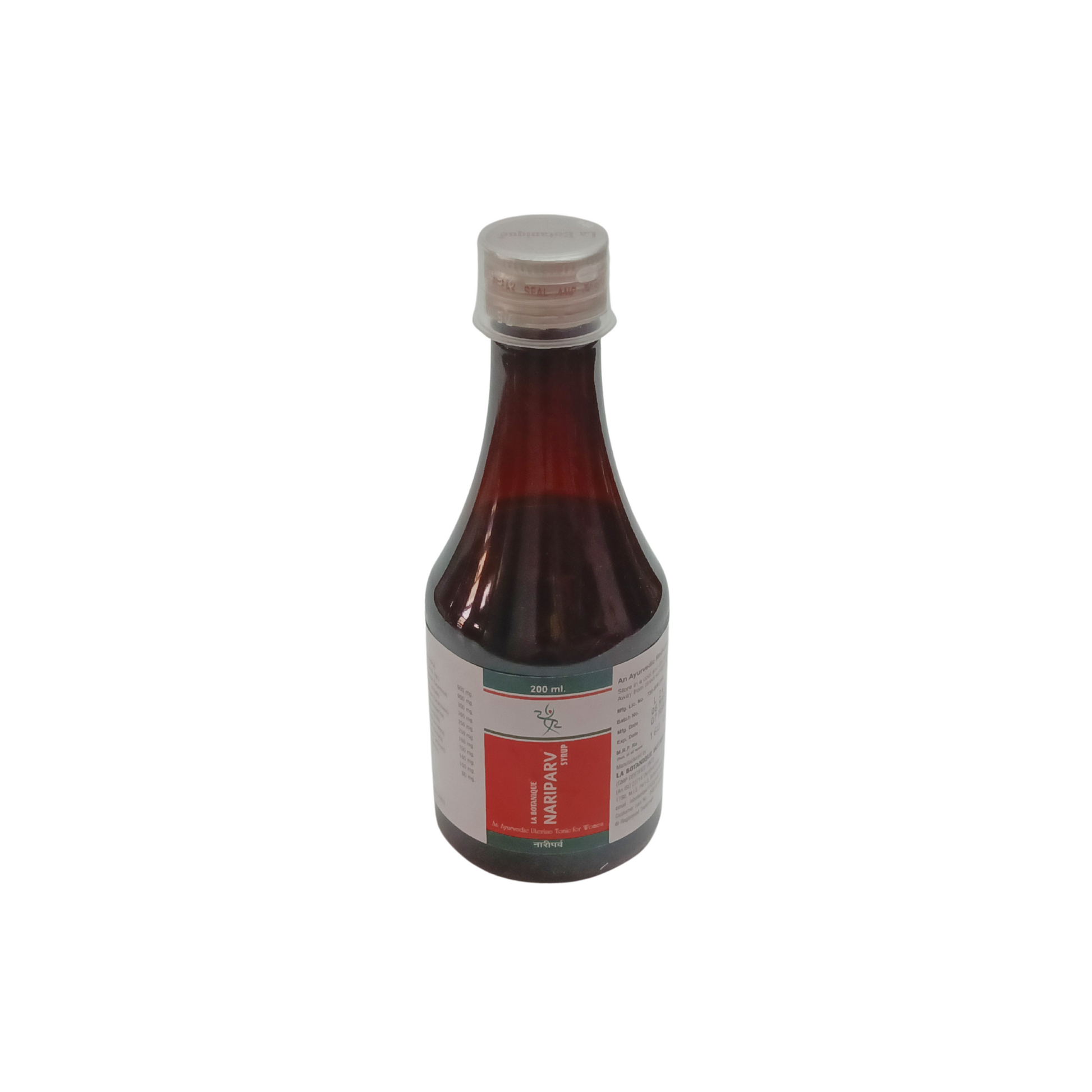 Nariparv® Syrup 200ml – Ayurvedic Uterine Tonic for Women with Ashok Chhal, Shatavari & Dashmool | Supports Menstrual Health & Female Wellness