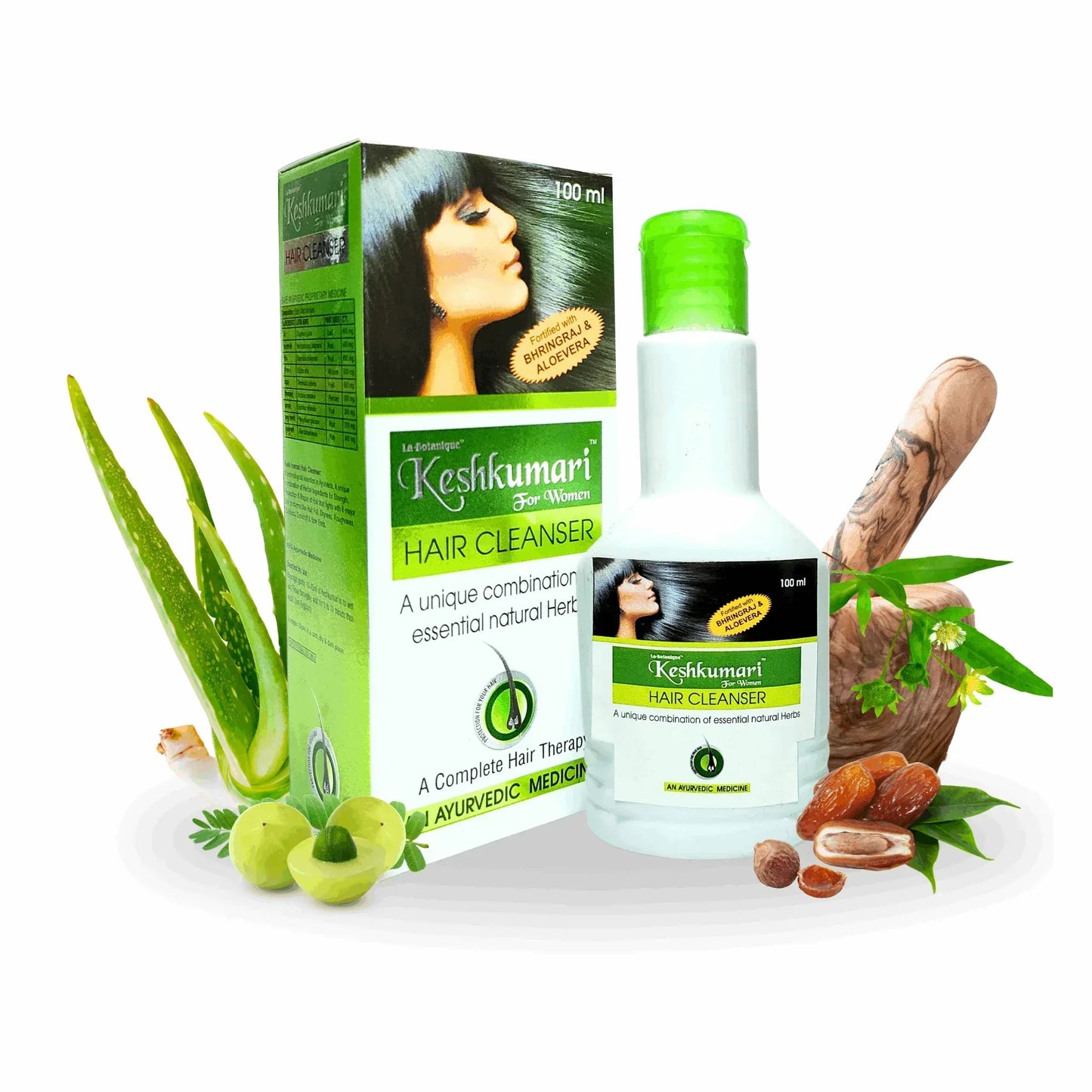 KESHKUMARI hair cleanser - pack of 2 (100ml each) - La Botanique 