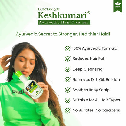 KESHKUMARI hair cleanser - pack of 2 (100ml each) - La Botanique 