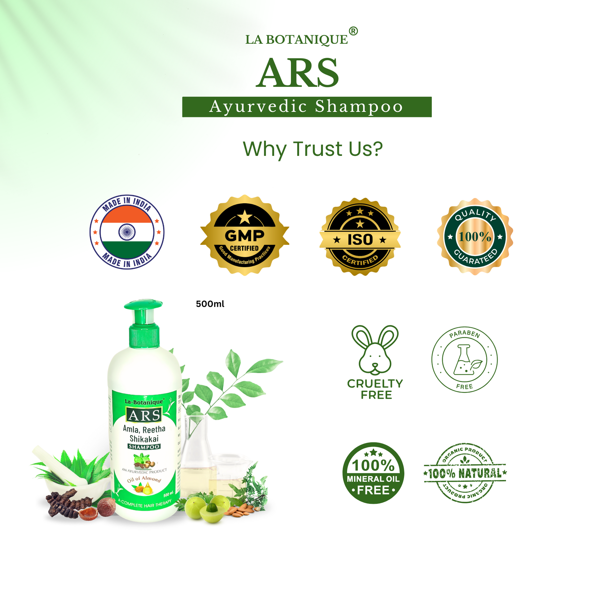 ARS hair shampoo- 500ml