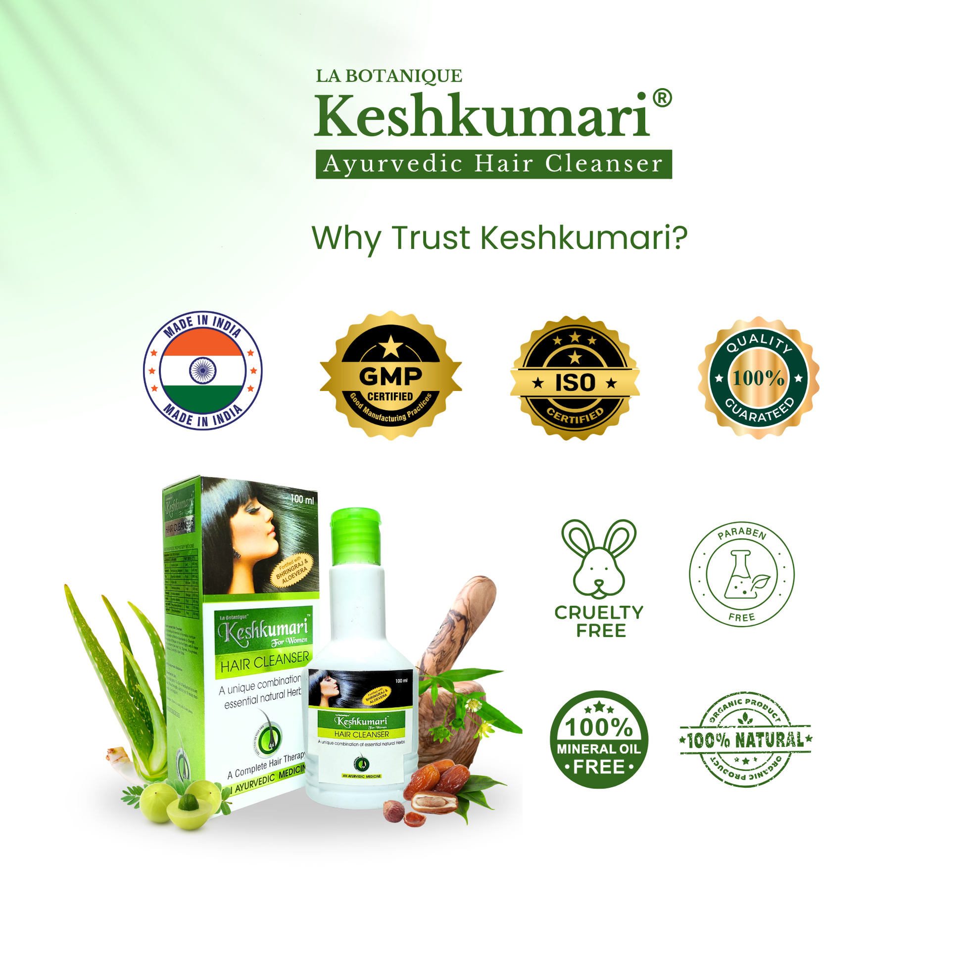 KESHKUMARI hair cleanser - 100ml
