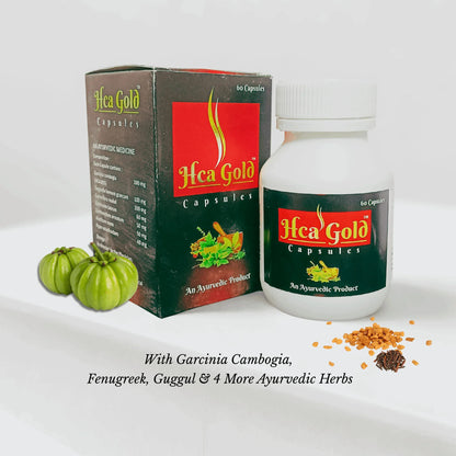 HCA Gold | Ayurvedic Natural Weight Management Capsules - La Botanique 