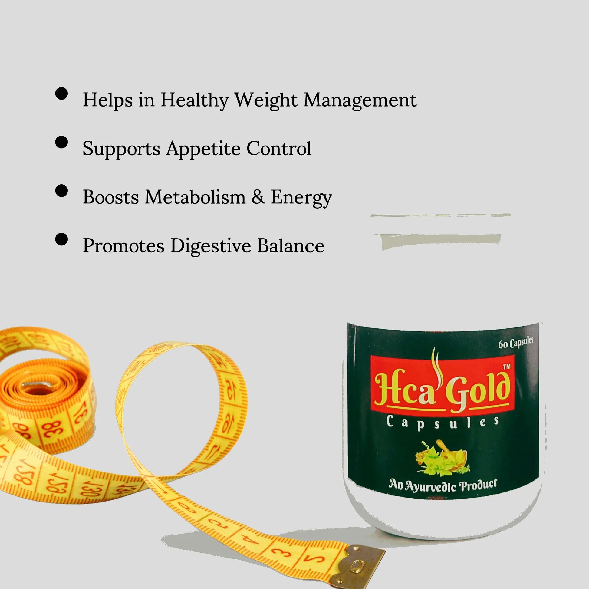 HCA Gold | Ayurvedic Natural Weight Management Capsules - La Botanique 